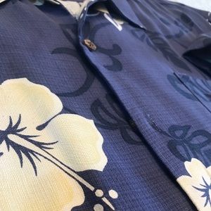 Blue Hawaiian Mens Shirt XXL
